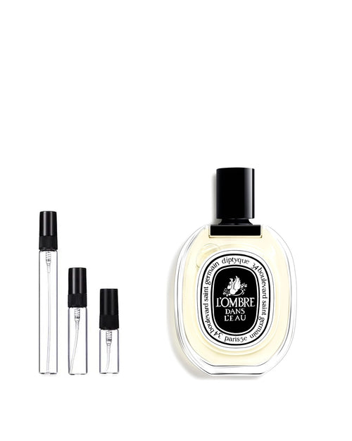 Diptyque L'Ombre dans l'Eau sample – 10 ml decant in a glass spray vial