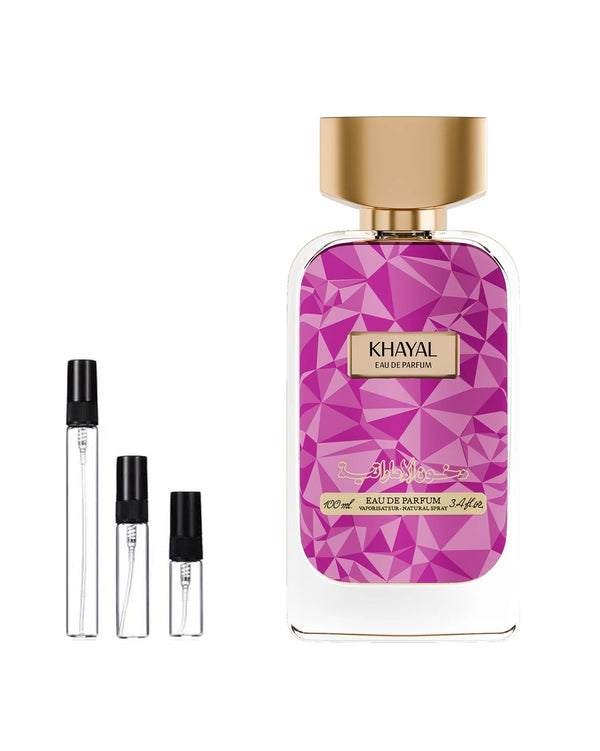 Dkhoon Emirates Khayal sample – decant in a glass spray vial (2, 5 or 10 ml)
