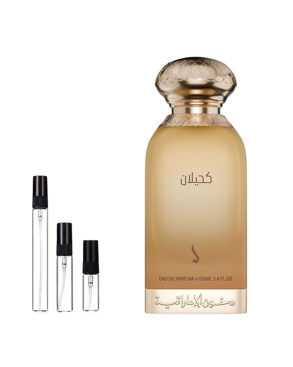 Dkhoon Emirates Kuhaylan sample – decant in a glass spray vial (2, 5 or 10 ml)