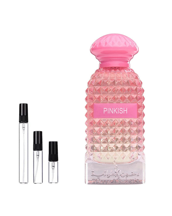 Dkhoon Emirates Pinkish sample – decant in a glass spray vial (2, 5 or 10 ml)