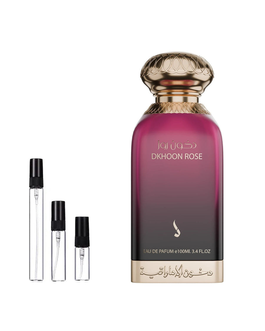 Dkhoon Emirates Rose sample – decant in a glass spray vial (2, 5 or 10 ml)