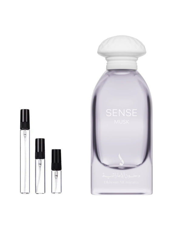 Dkhoon Emirates Sense Musk sample – decant in a glass spray vial (2, 5 or 10 ml)