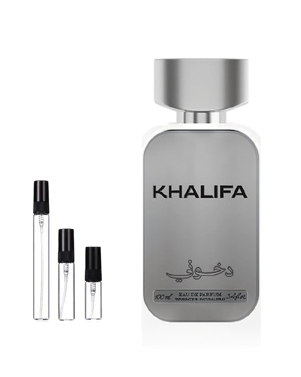 Dkhoon Emirates Sheikh Khalifa sample – decant in a glass spray vial (2, 5 or 10 ml)