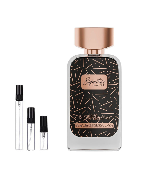 Dkhoon Emirates Signature Rose Gold sample – decant in a glass spray vial (2, 5 or 10 ml)