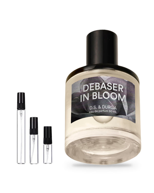 D.S. & Durga Debaser In Bloom sample – decant in a glass spray vial (2, 5 or 10 ml)