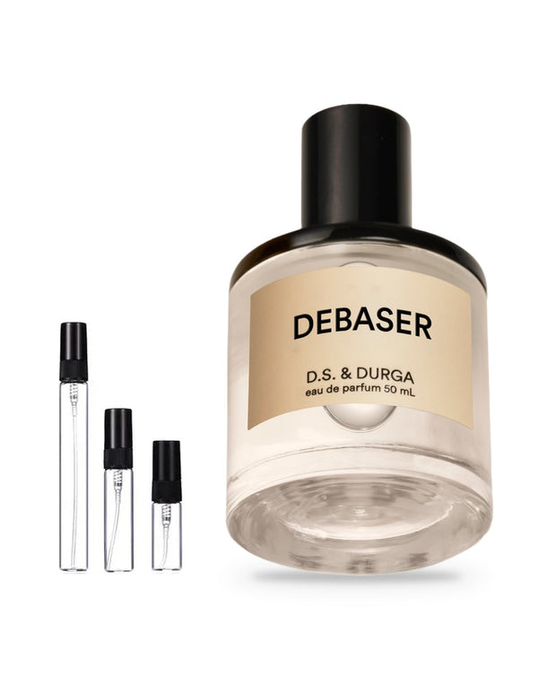 D.S. & Durga Debaser sample – decant in a glass spray vial (2, 5 or 10 ml)