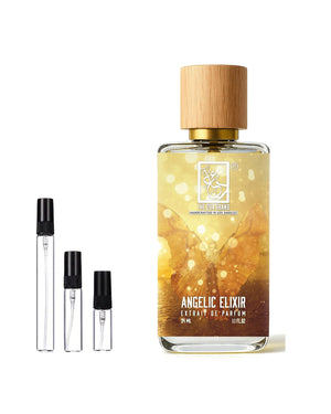 Dua Fragrances Dua Angelic Elixir Extrait sample – decant in a glass spray vial (2, 5 or 10 ml)
