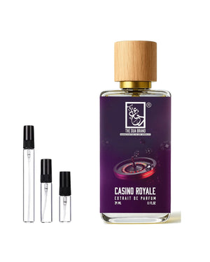 Dua Fragrances Dua Casino Royale Extrait sample – decant in a glass spray vial (2, 5 or 10 ml)