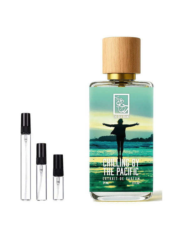 Dua Fragrances Dua Chilling By The Pacific Extrait sample – decant in a glass spray vial (2, 5 or 10 ml)