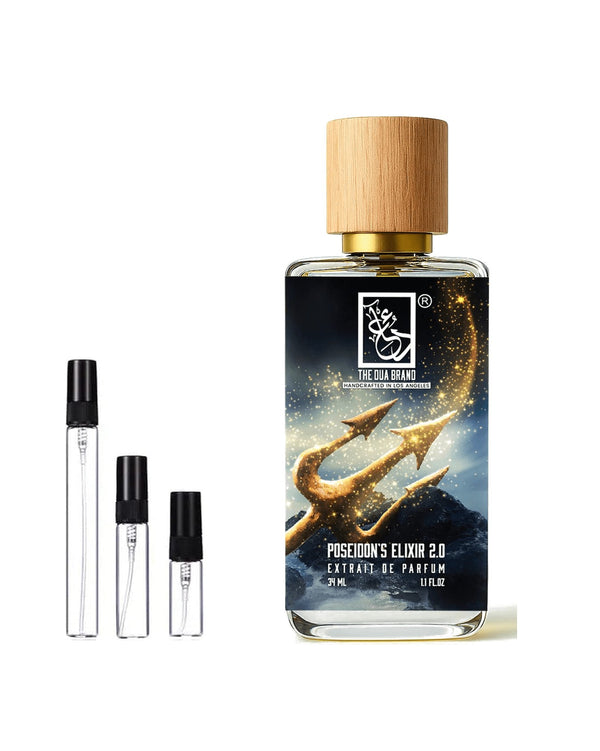 Dua Fragrances Dua Poseidon's Elixir 2.0 Extrait sample – decant in a glass spray vial (2, 5 or 10 ml)