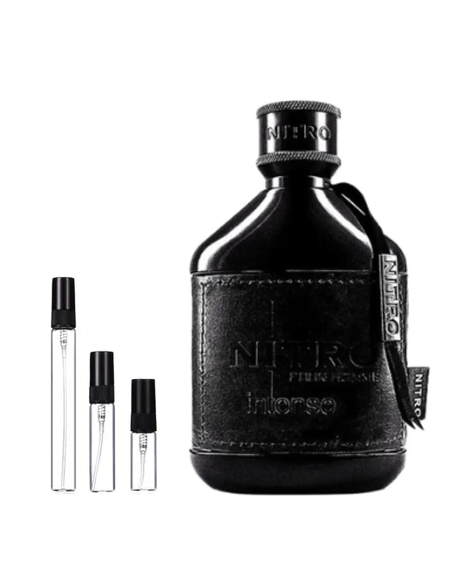 Dumont Nitro Intense sample – decant in a glass spray vial (2, 5 or 10 ml)