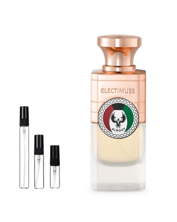 Electimuss Alkout sample – decant in a glass spray vial (2, 5 or 10 ml)