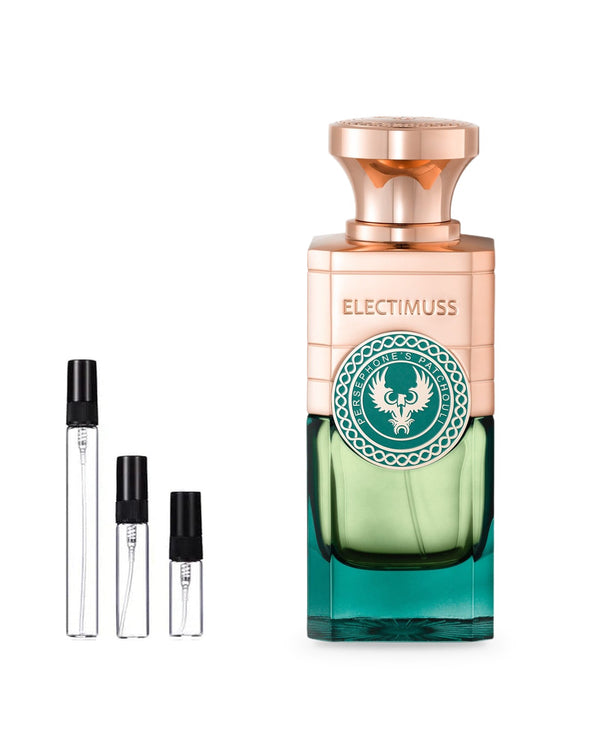 Electimuss Persephone's Patchouli sample – decant in a glass spray vial (2, 5 or 10 ml)