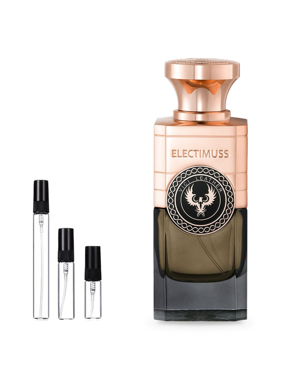 Electimuss Vici Leather sample – decant in a glass spray vial (2, 5 or 10 ml)