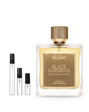 Elysian Black Gardenia sample – decant in a glass spray vial (2, 5 or 10 ml)