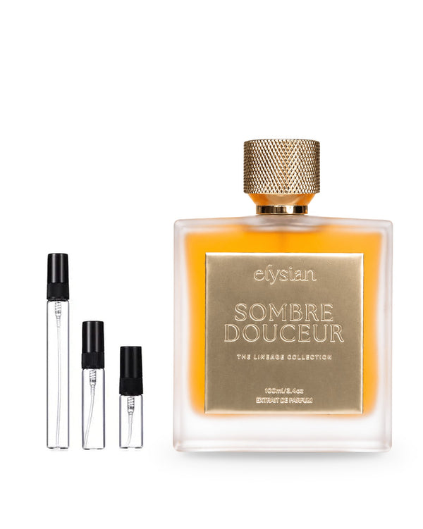 Elysian Sombre Douceur sample – decant in a glass spray vial (2, 5 or 10 ml)