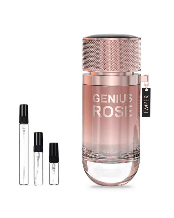 Emper Genius Rose sample – decant in a glass spray vial (2, 5 or 10 ml)