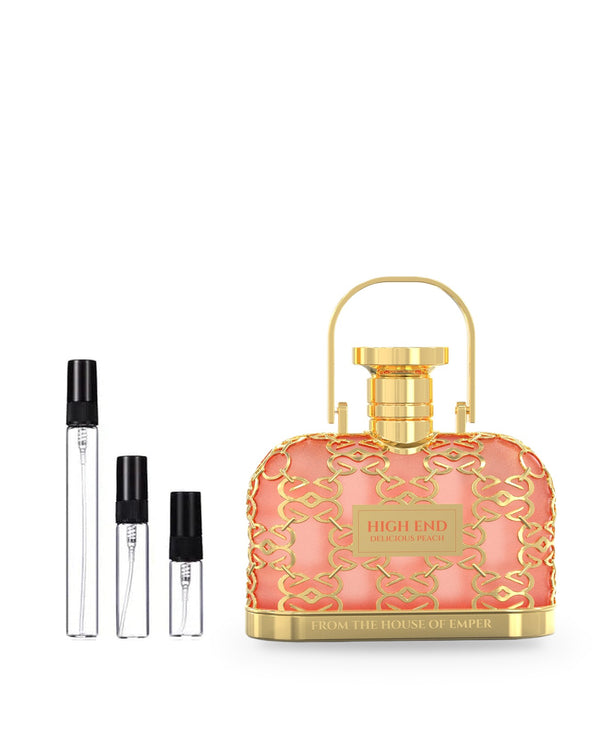 Emper High End Delicious Peach sample – decant in a glass spray vial (2, 5 or 10 ml)