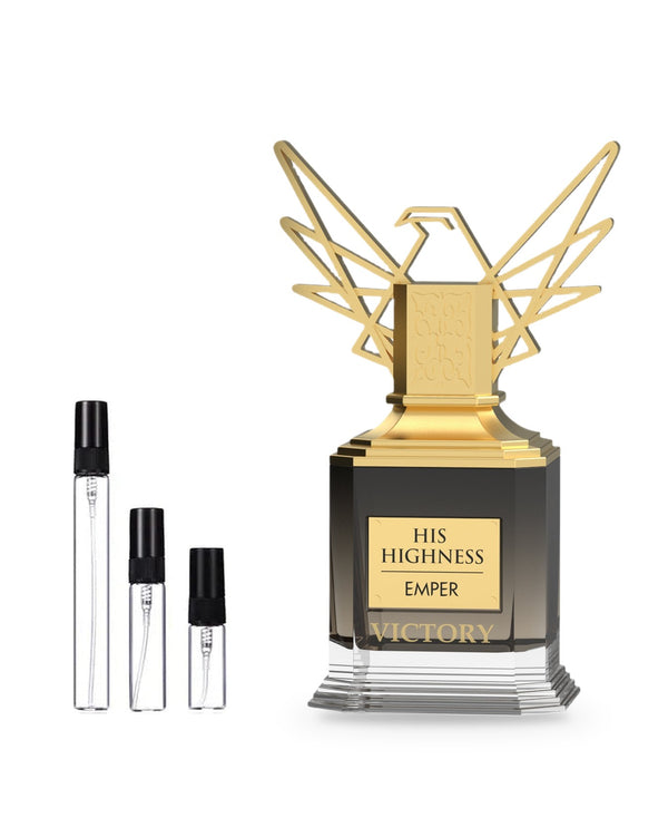 Emper His Highness Victory sample – decant in a glass spray vial (2, 5 or 10 ml)