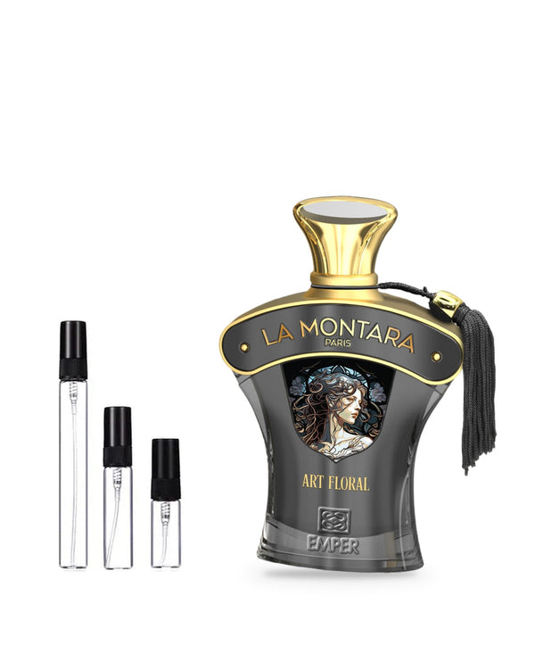 Emper La Montara Paris Art Floral sample – decant in a glass spray vial (2, 5 or 10 ml)