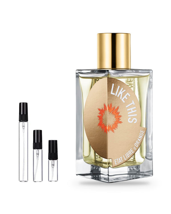 Etat Libre d'Orange Like This sample – decant in a glass spray vial (2, 5 or 10 ml)