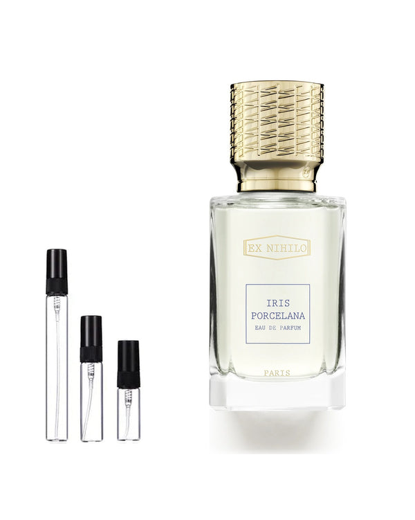 Ex Nihilo Iris Porcelana Sample – 2, 5 or 10 ml decant in a glass spray vial