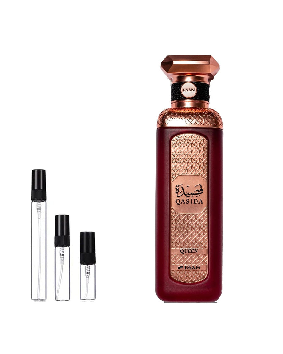 Faan Qasida Queen sample – decant in a glass spray vial (2, 5 or 10 ml)