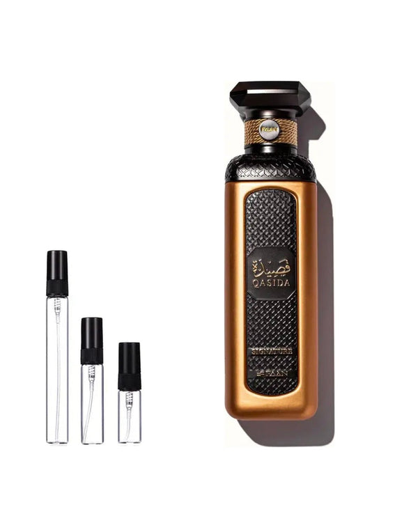Faan Qasida Signature sample – decant in a glass spray vial (2, 5 or 10 ml)