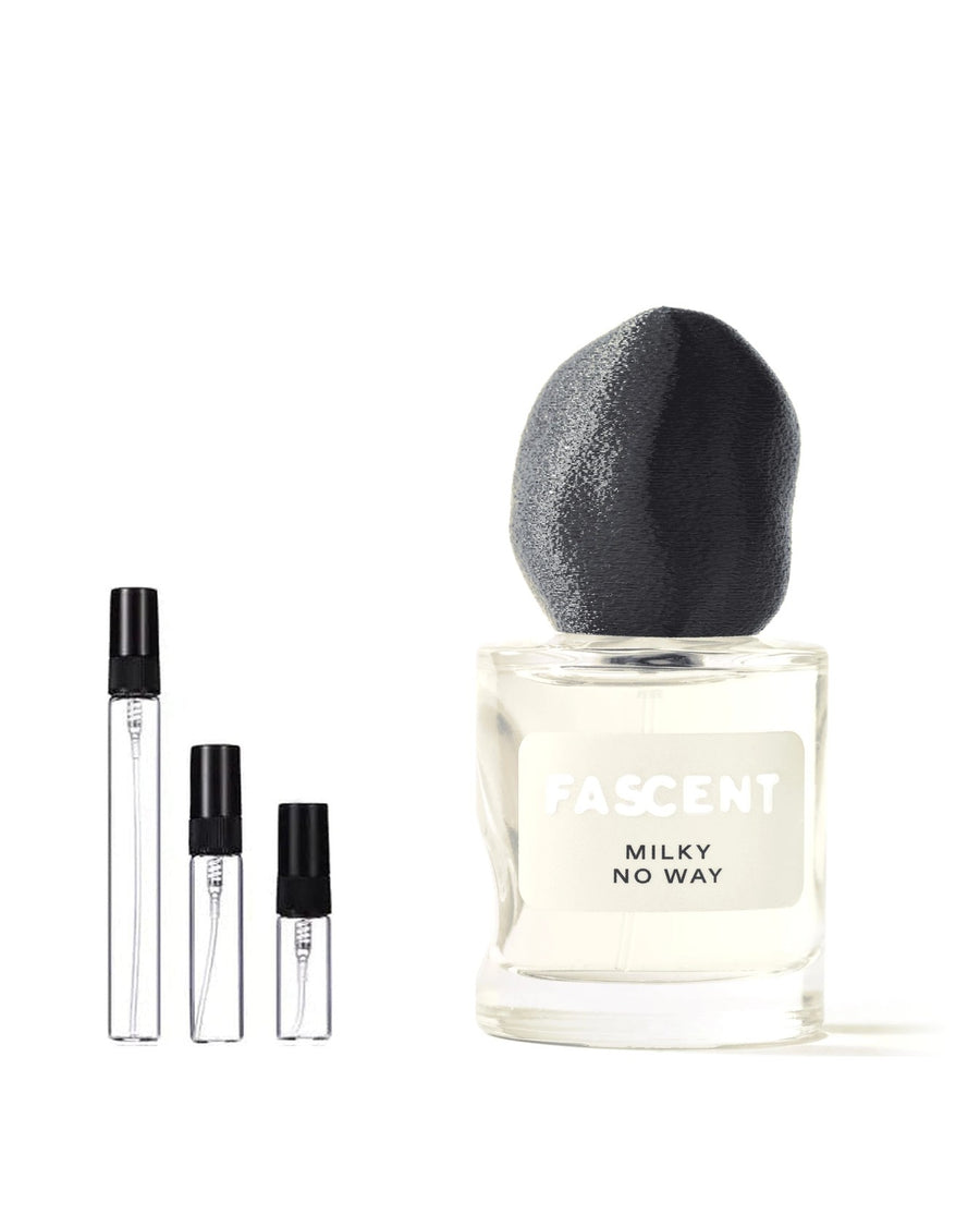 Fascent Milky No Way sample – decant in a glass spray vial (2, 5 or 10 ml)