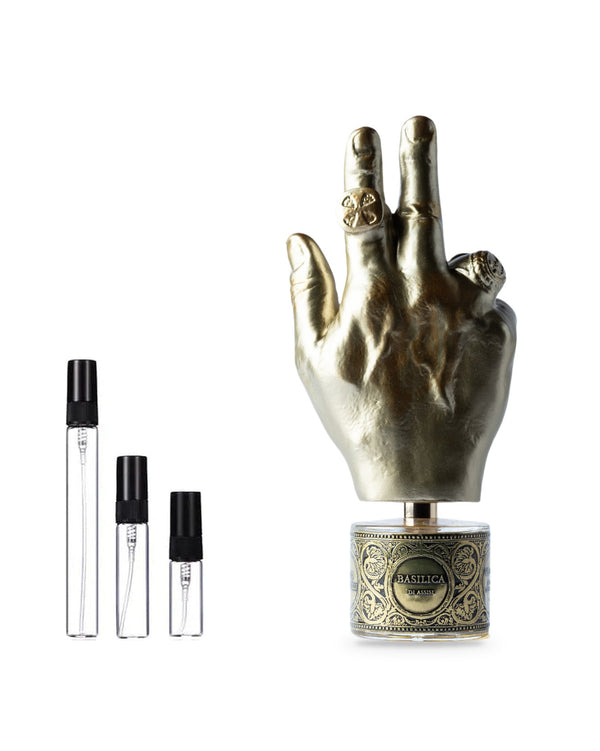 Filippo Sorcinelli Basilica di Assisi sample – decant in a glass spray vial (2, 5 or 10 ml)