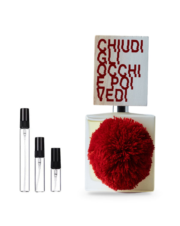 Filippo Sorcinelli Chiudi Gli Occhi e Poi Vedi sample – decant in a glass spray vial (2, 5 or 10 ml)