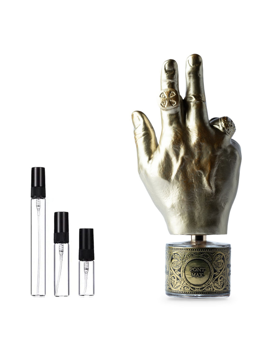 Filippo Sorcinelli Pont. Max. sample – decant in a glass spray vial (2, 5 or 10 ml)
