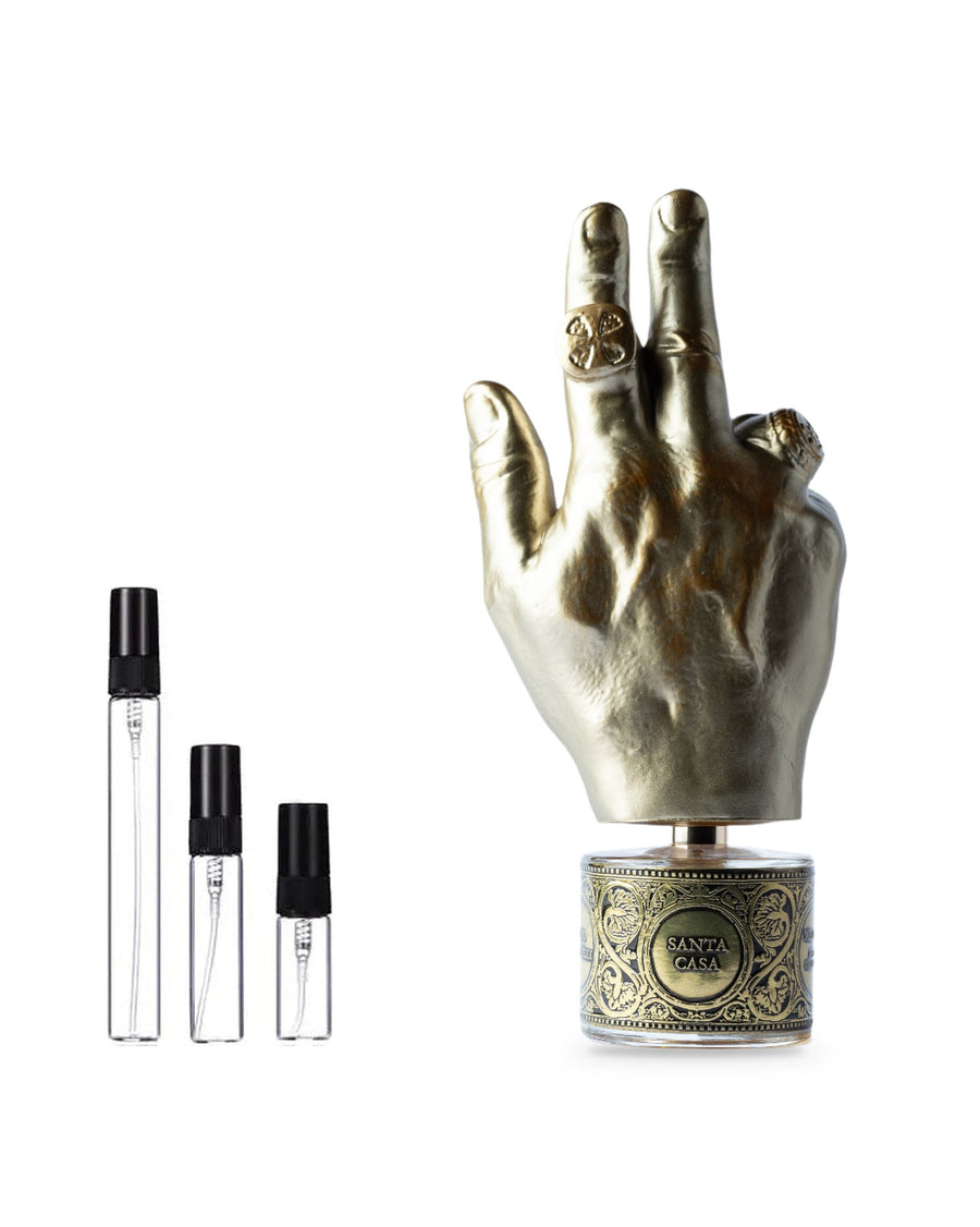 Filippo Sorcinelli Santa Casa sample – decant in a glass spray vial (2, 5 or 10 ml)