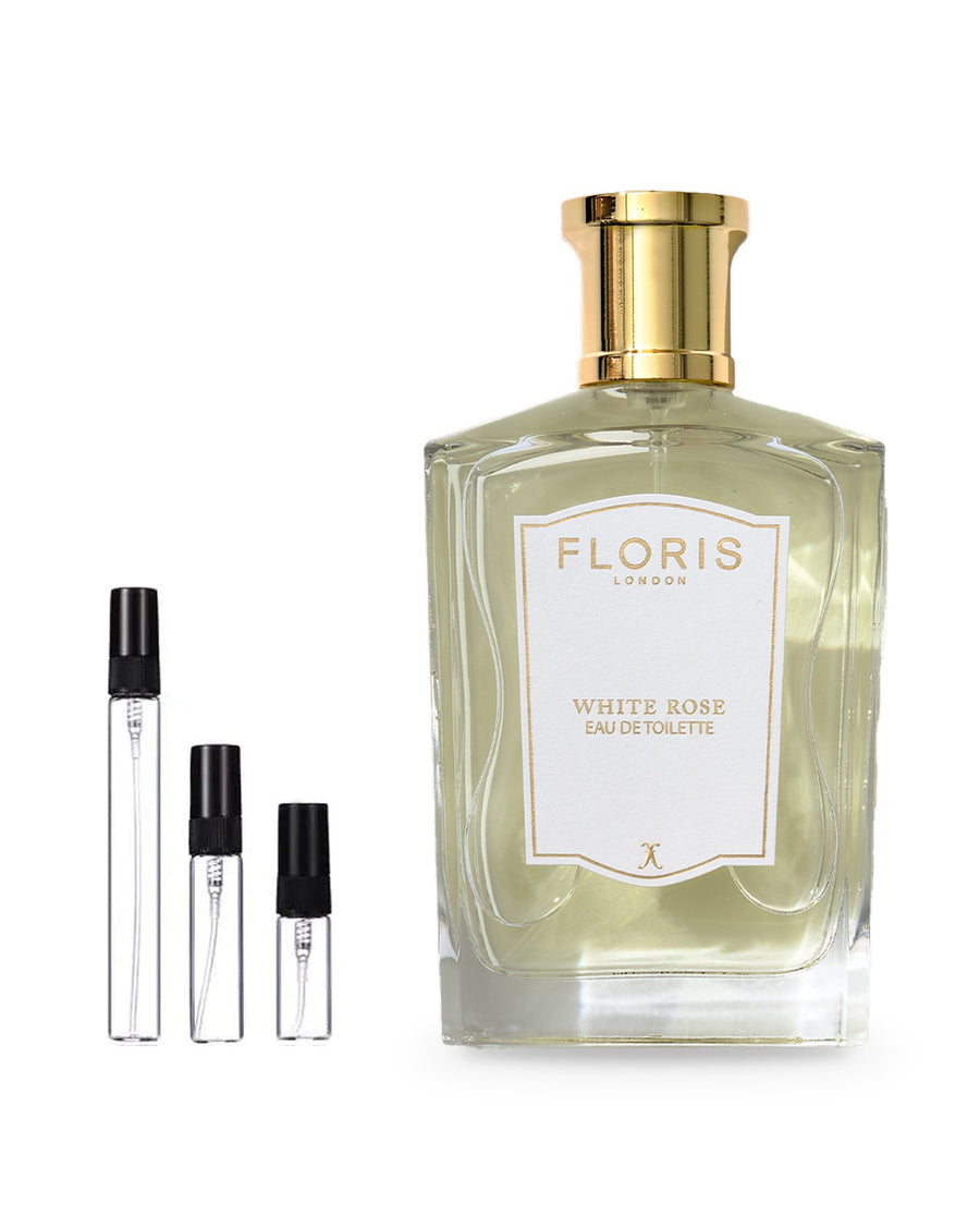 Floris White Rose sample – decant in a glass spray vial (2, 5 or 10 ml)
