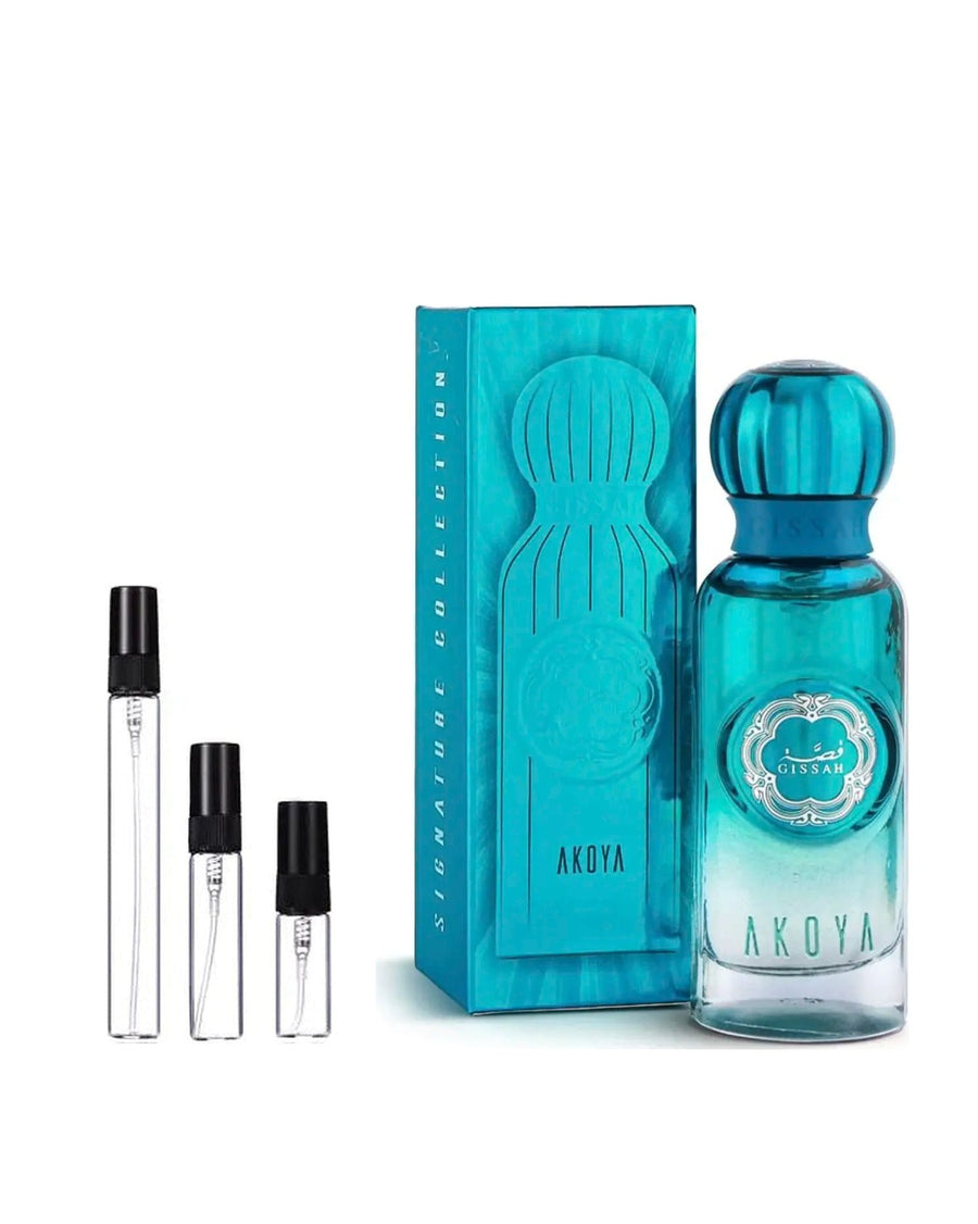 Gissah Akoya sample – decant in a glass spray vial (2, 5 or 10 ml)