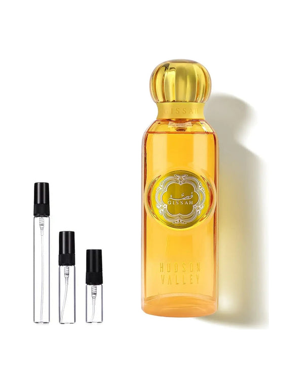 Gissah Hudson Valley sample – decant in a glass spray vial (2, 5 or 10 ml)
