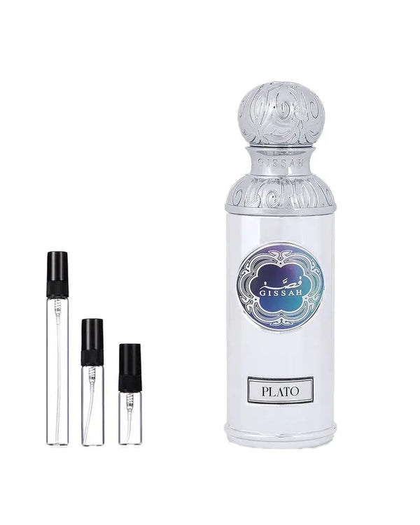 Gissah Plato sample – decant in a glass spray vial (2, 5 or 10 ml)