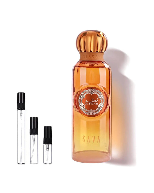 Gissah Sava sample – decant in a glass spray vial (2, 5 or 10 ml)