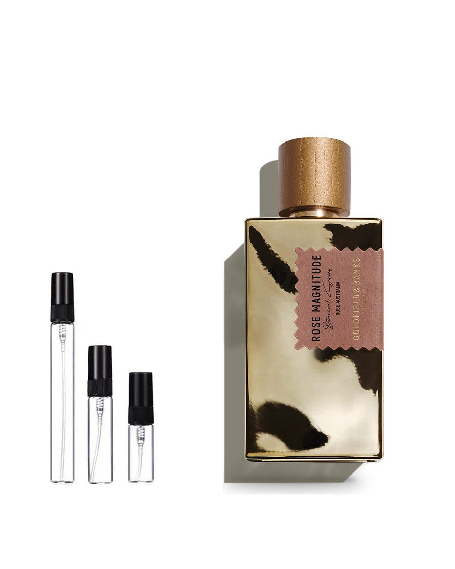 Goldfield & Banks Rose Magnitude sample – decant in a glass spray vial (2, 5 or 10 ml)