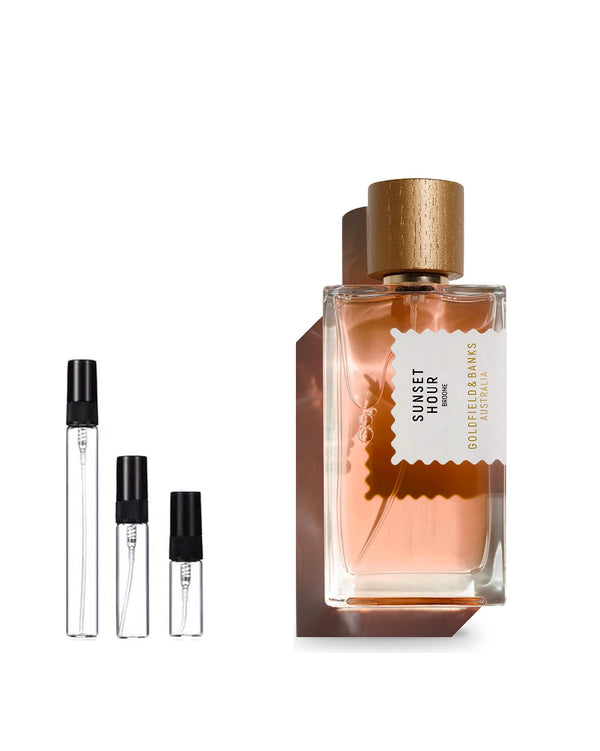 Goldfield &amp; Banks Sunset Hour Eau de Parfum Sample – 2, 5 or 10 ml decant in a glass spray vial