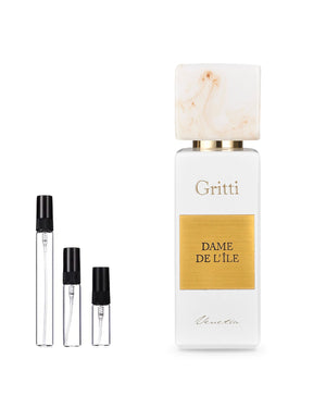Gritti Dame de L'ile sample – decant in a glass spray vial (2, 5 or 10 ml)