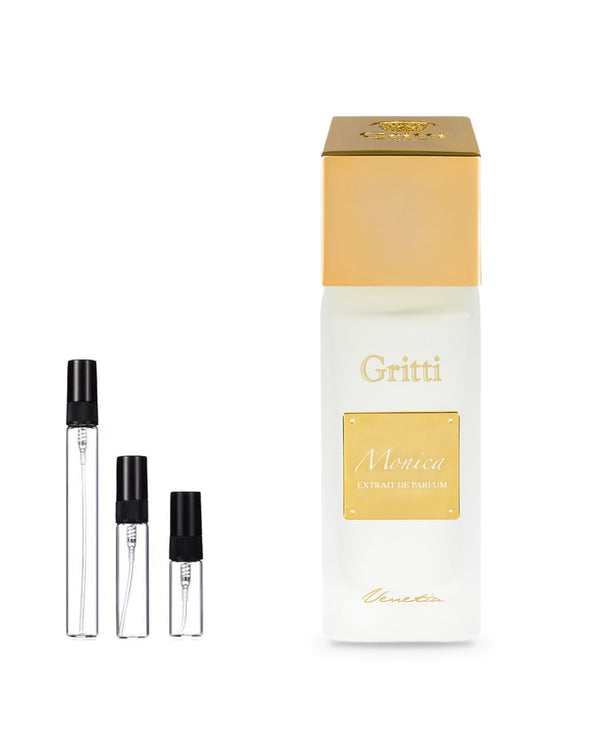 Gritti Monica sample – decant in a glass spray vial (2, 5 or 10 ml)
