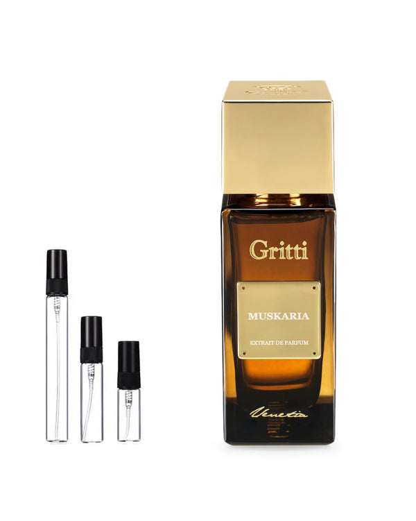 Gritti Muskaria sample – decant in a glass spray vial (2, 5 or 10 ml)