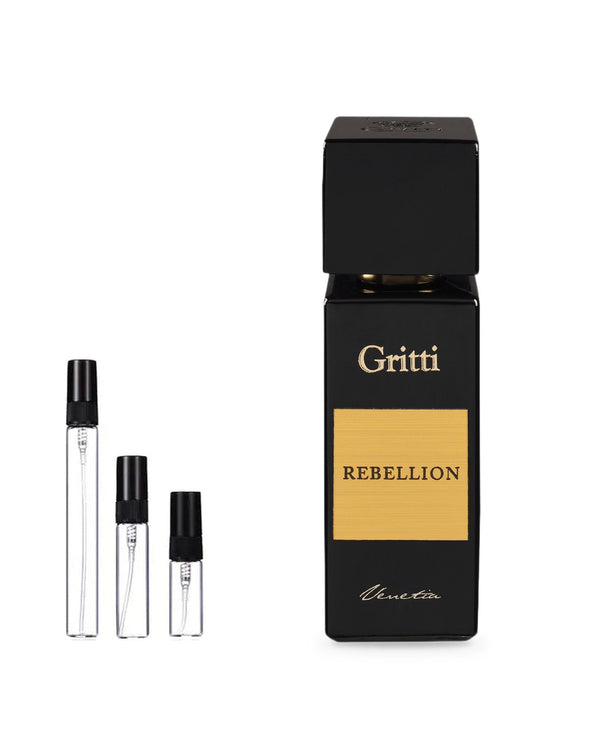 Gritti Rebellion sample – decant in a glass spray vial (2, 5 or 10 ml)
