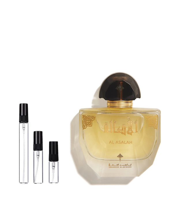 Ibraheem Al Qurashi Asalah sample – decant in a glass spray vial (2, 5 or 10 ml)