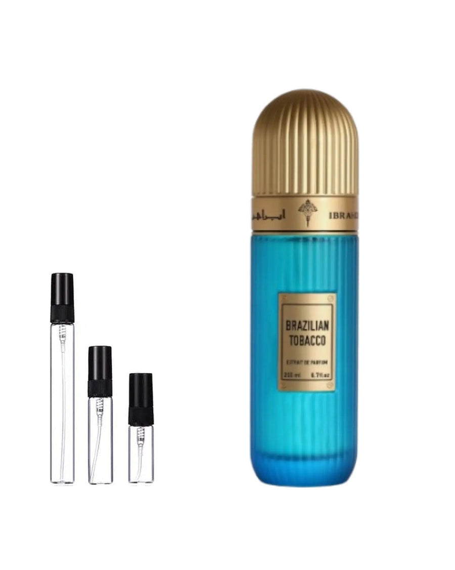 Ibraheem Al Qurashi Brazilian Tobacco sample – decant in a glass spray vial (2, 5 or 10 ml)
