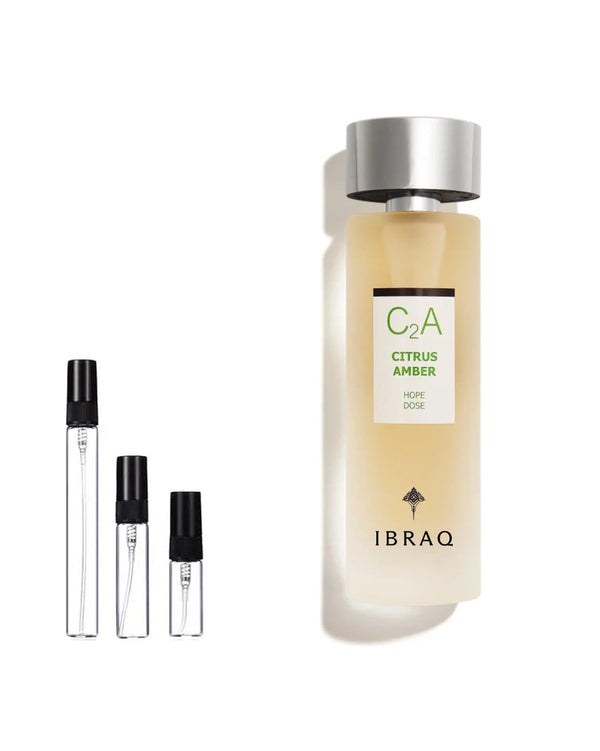 Ibraheem Al Qurashi Dose - Citrus Amber sample – decant in a glass spray vial (2, 5 or 10 ml)