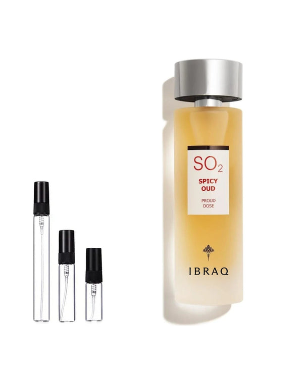 Ibraheem Al Qurashi Dose - Spicy Oud sample – decant in a glass spray vial (2, 5 or 10 ml)