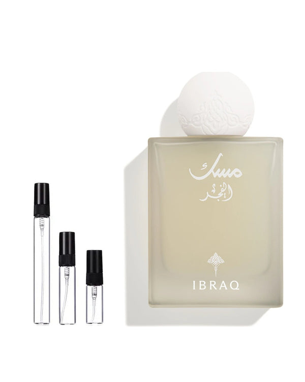 Ibraheem Al Qurashi Fajr sample – decant in a glass spray vial (2, 5 or 10 ml)