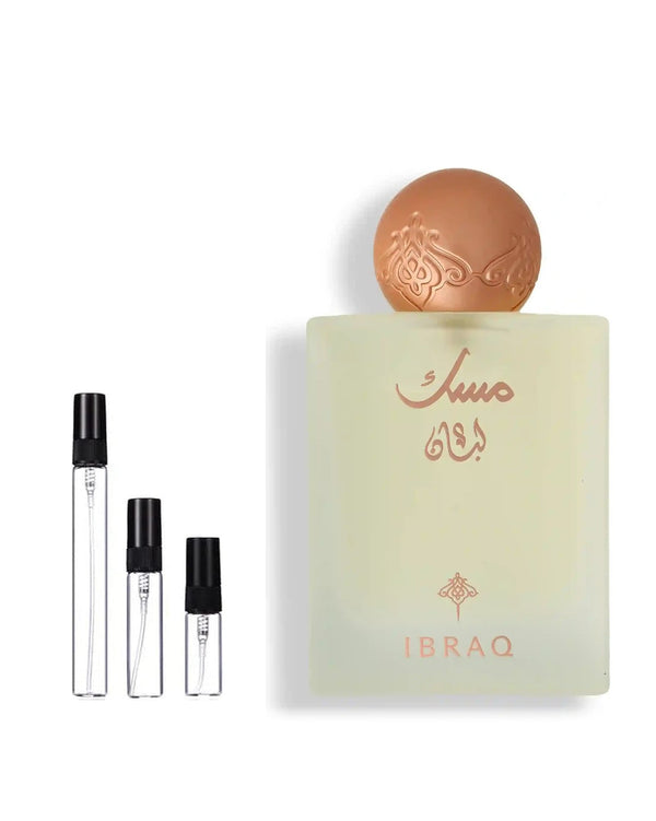 Ibraheem Al Qurashi Musk sample – decant in a glass spray vial (2, 5 or 10 ml)